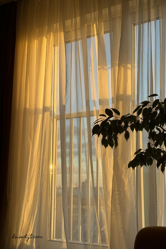 inbetween gordijnen woonkamer