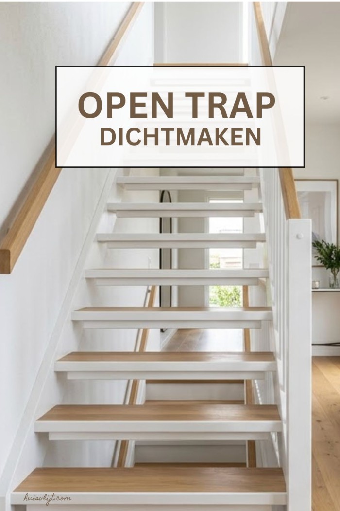 open trap dichtmaken