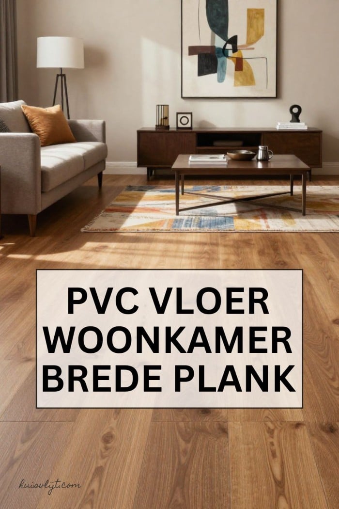 pvc vloer woonkamer brede plank