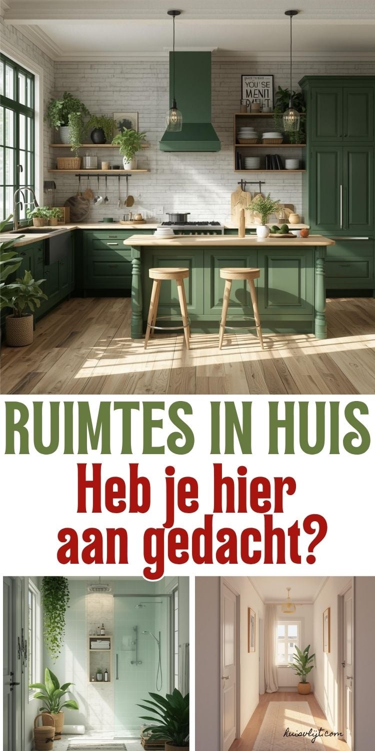 ruimtes in huis