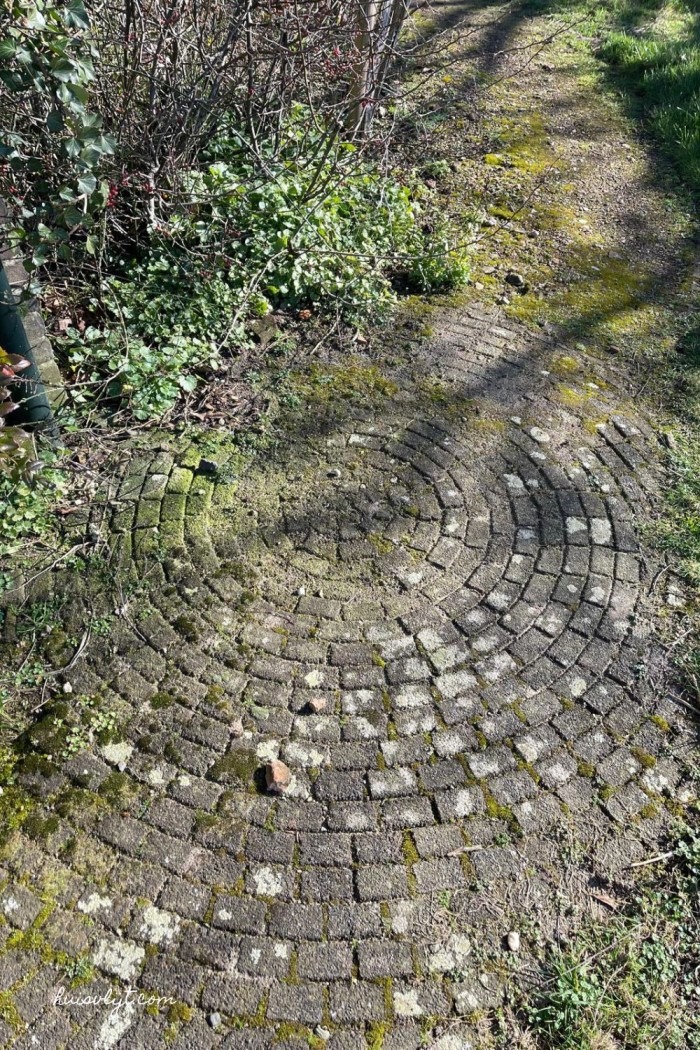 sierbestrating tuin rond