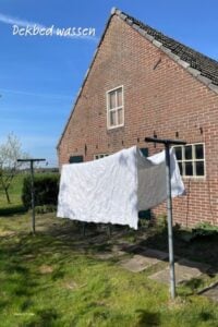 dekbed wassen