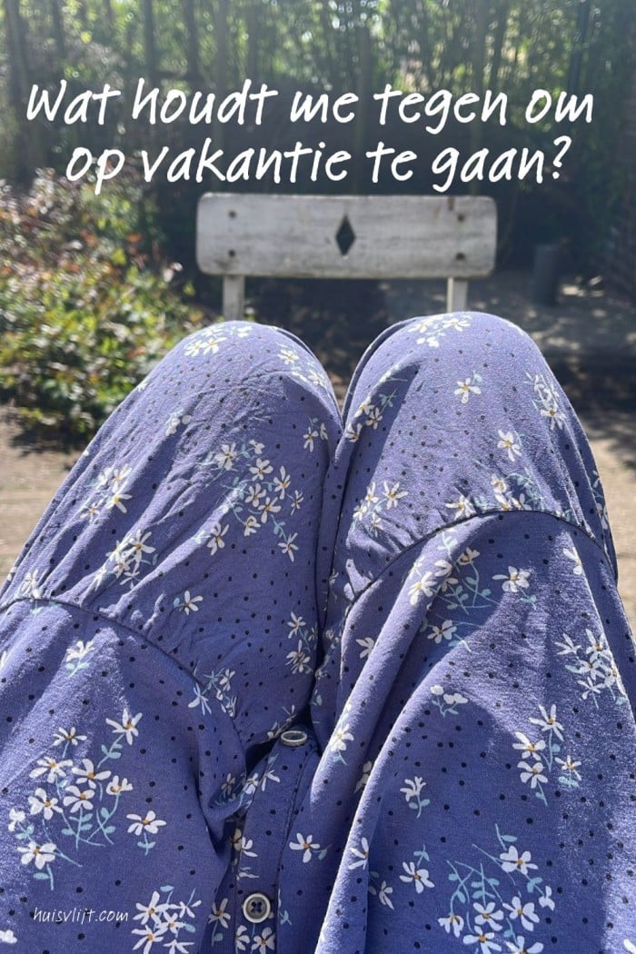 niet op vakantie