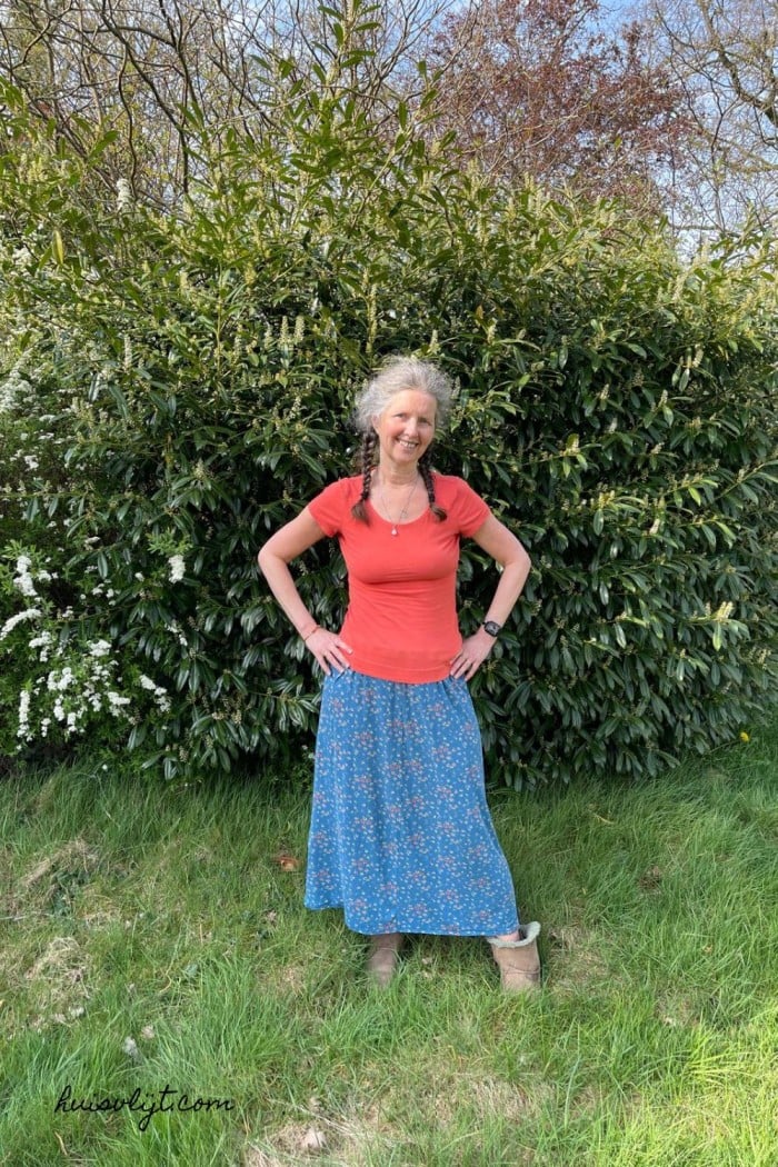 oranje shirt combineren