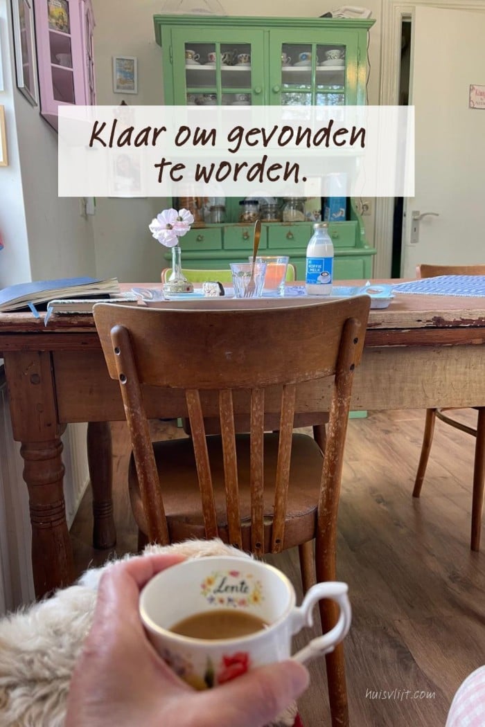 in de stilte gevonden worden