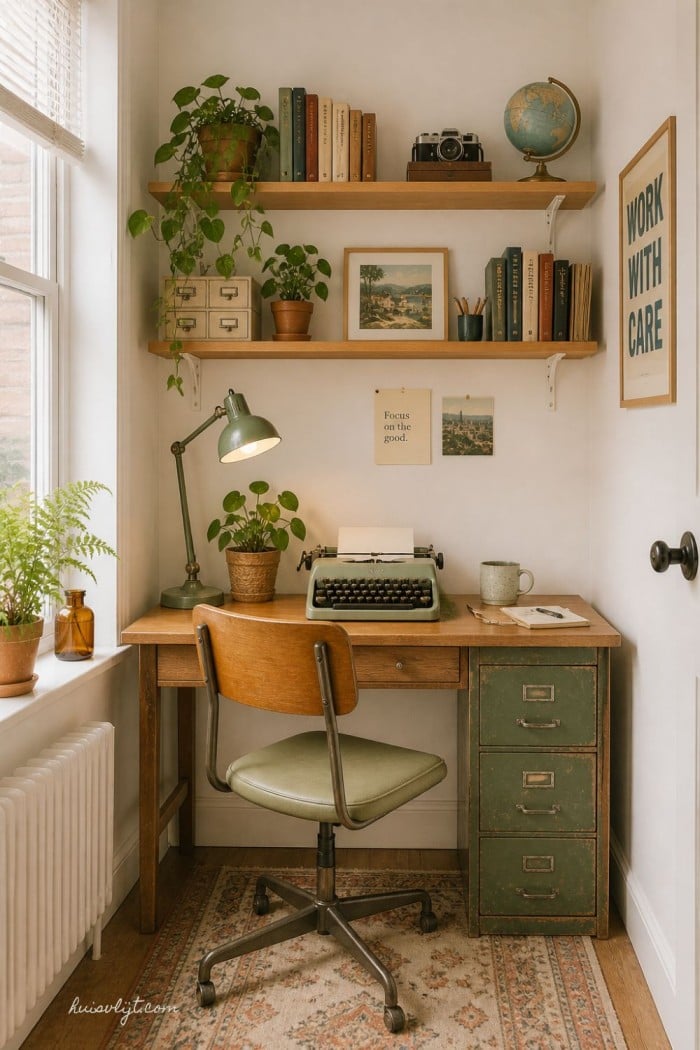 Kleine werkplek in huis? Zo haal je er toch alles uit (7 tips) 3 thuiskantoor kleine ruimte