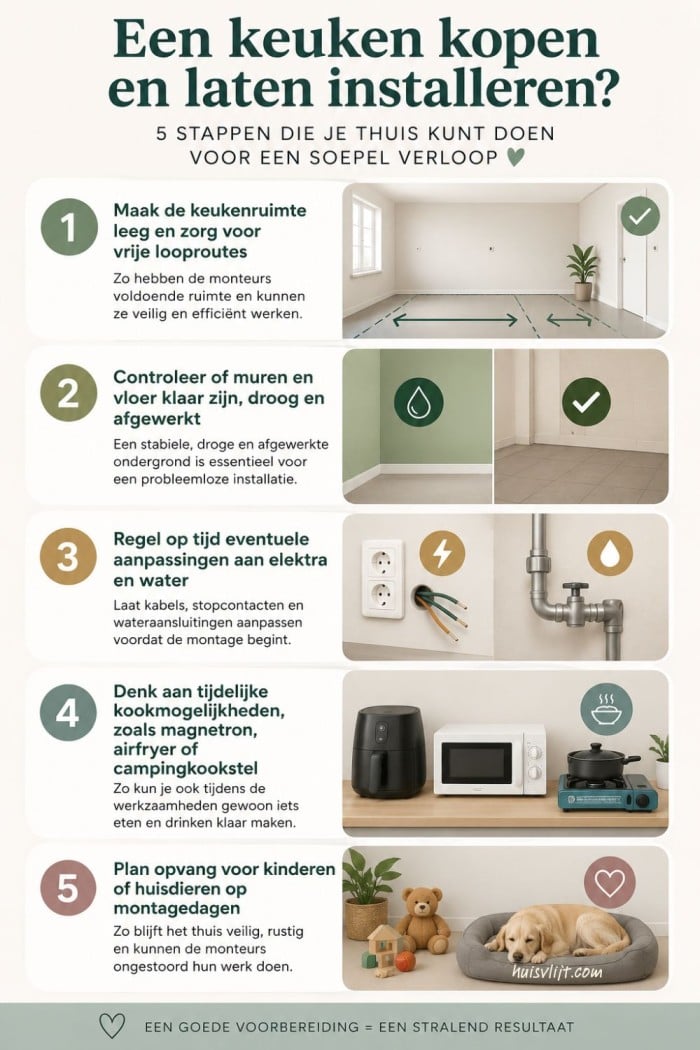 Keuken inclusief montage zonder gedoe: 6 belangrijke tips! 3 verbouwing keuken