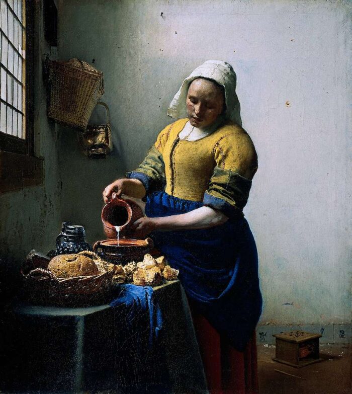 het melkmeisje van vermeer