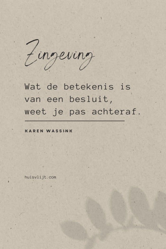 zingeving quote