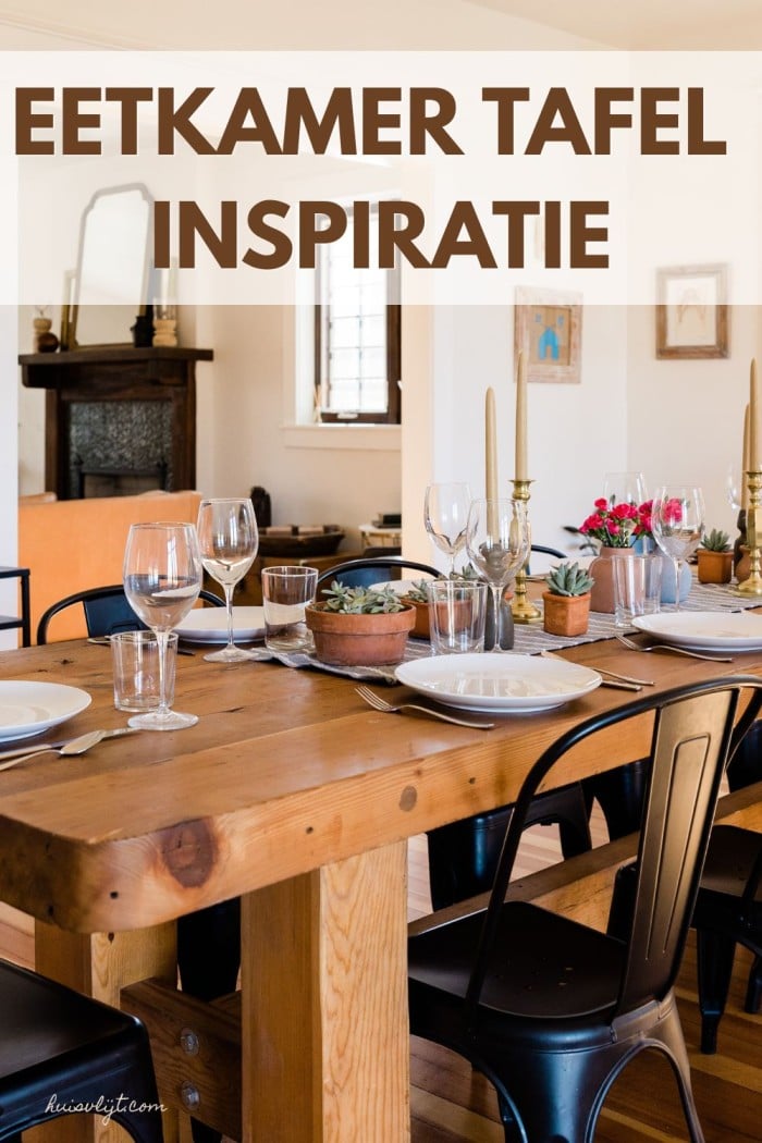 Eetkamertafel Inspiratie 1 eetkamer tafel inspiratie