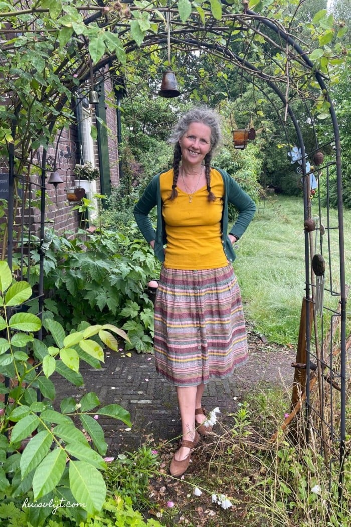 Streepjes Rok Outfit (even geen bloemetjes!) 1 streepjes rok outfit