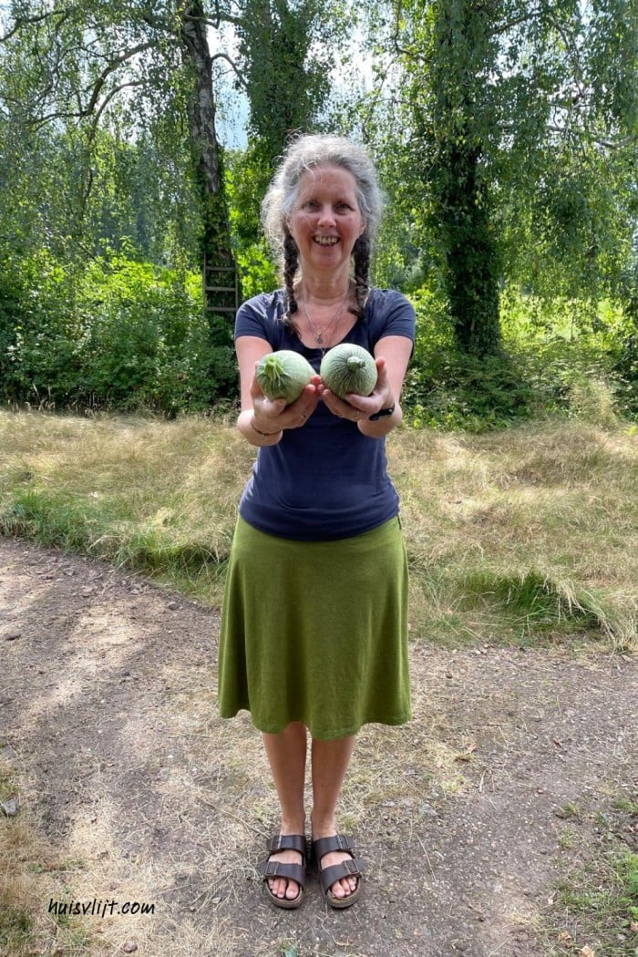 Melody's Foto Challenge: de letter C van... 2 courgette uit eigen tuin