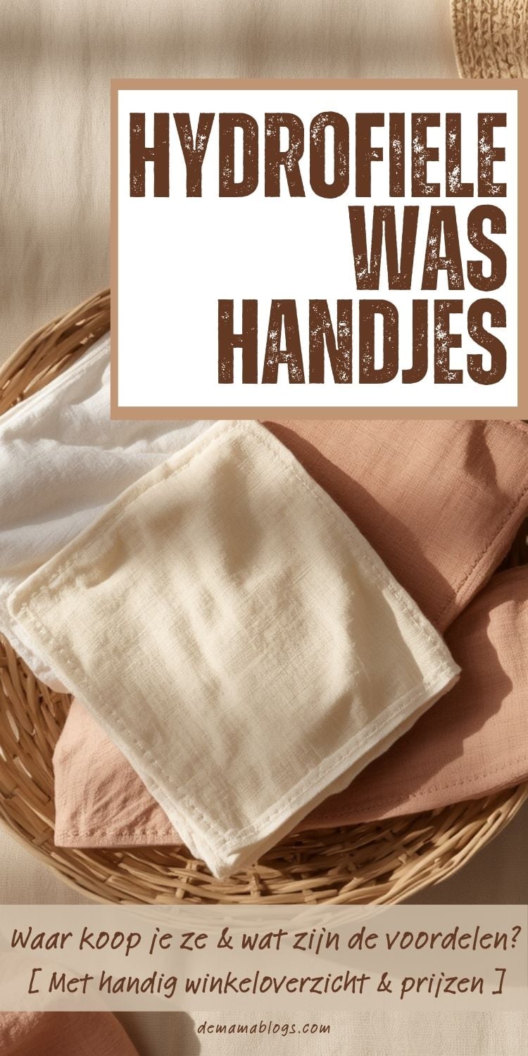 Huisvlijt Weekoverzicht 31 4 hydrofiele washandjes