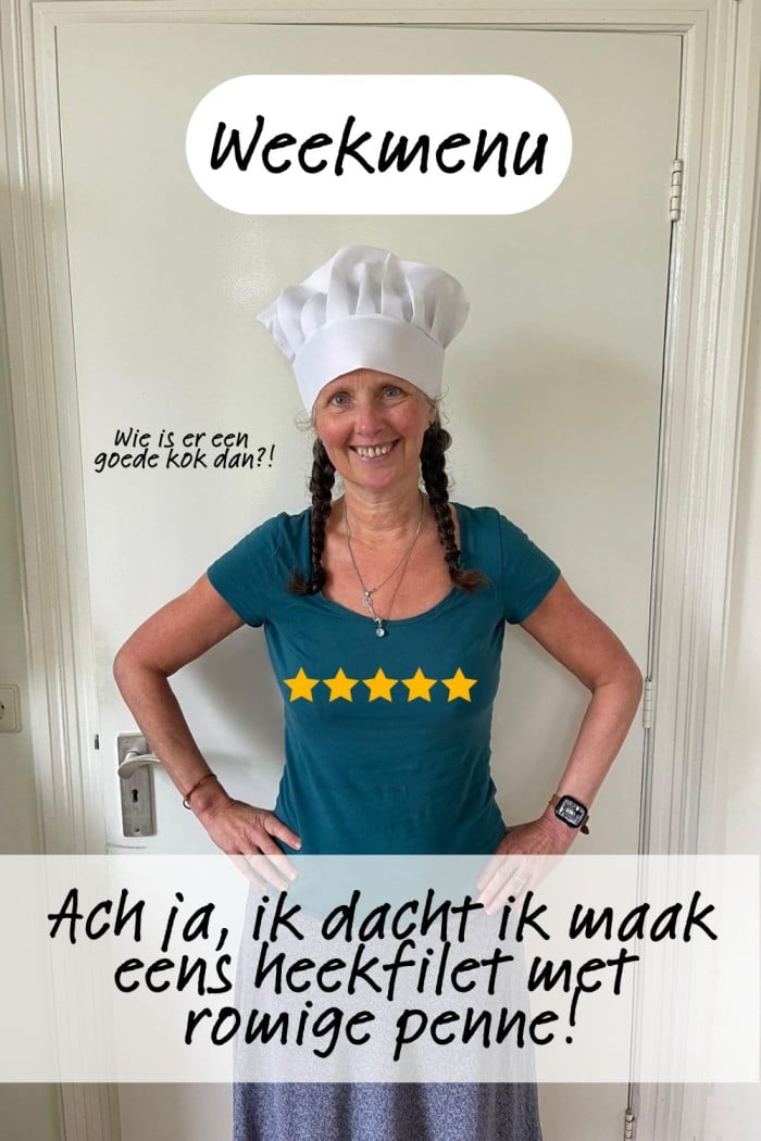 Mijn weekmenu van de komende week! 1 weekmenu