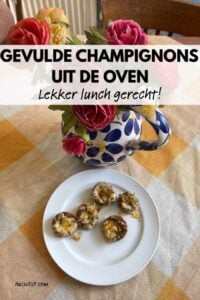 gevulde champignons uit de oven