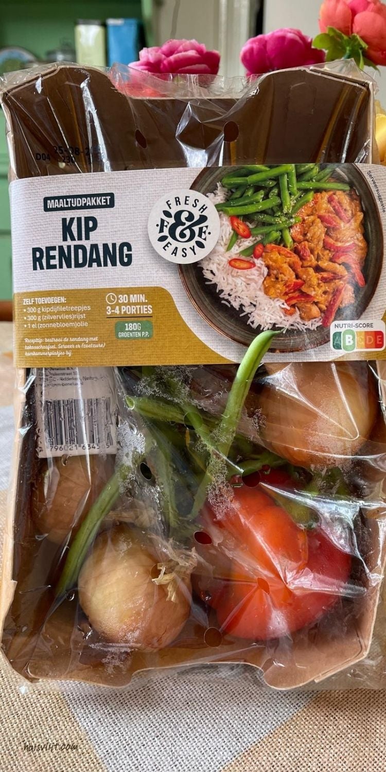 Op het weekmenu! 2 kip rendang verspakket