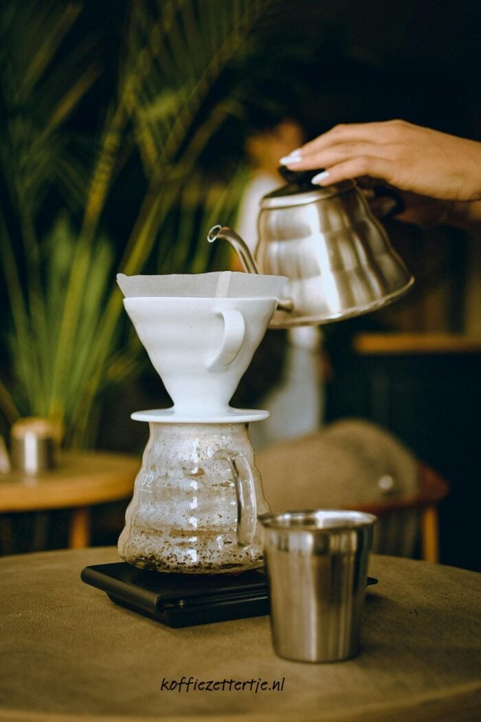 ouderwets koffie zetten
