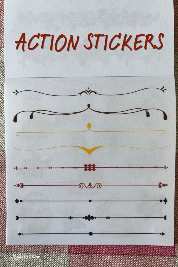 Action winkel stickers met o.a. herfst stickers + 23 toepassingen! 3 stickers van de action