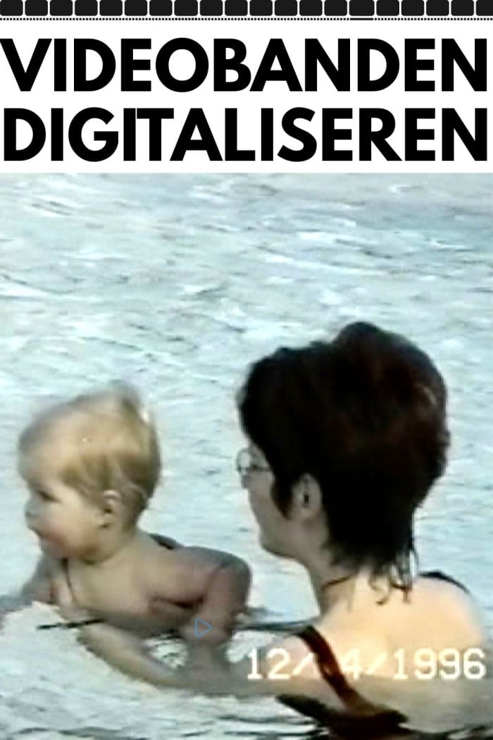 Oude videobanden digitaliseren: zelf doen of uitbesteden? (Mijn ervaring) 1 videobanden digitaliseren met baby op schoot