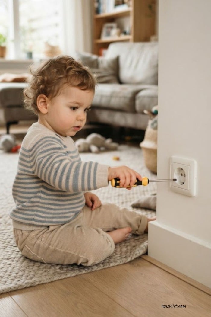 Nieuw: kinderveilige stopcontacten! (geen plaatjes meer nodig) 1 kindveilig huis stopcontact