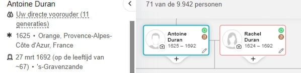 Stamboomonderzoek met Myheritage - interview met mijn man 3 screenshot myheritage