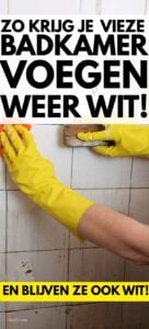 voegen badkamer schoonmaken