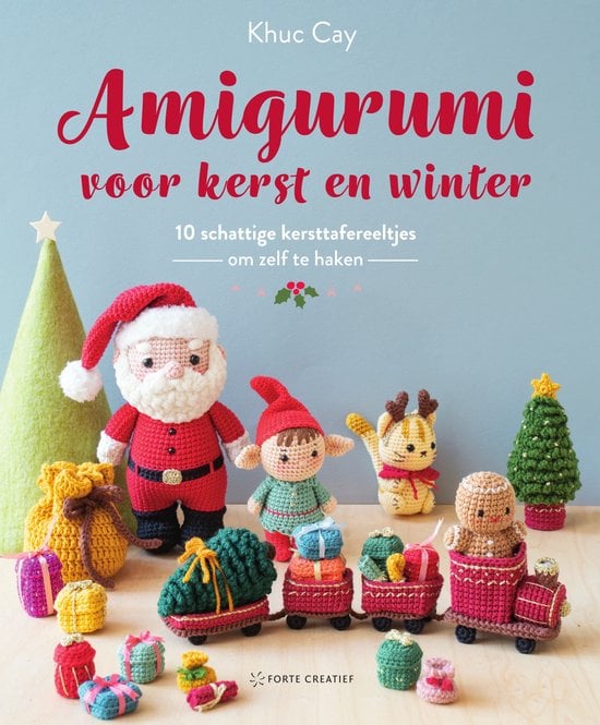 19 gratis kerst haakpatronen in het Nederlands 🎄 3 Gratis haakpatroon voor een schattige amigurumi ijsbeer met rode sjaal voor kerst