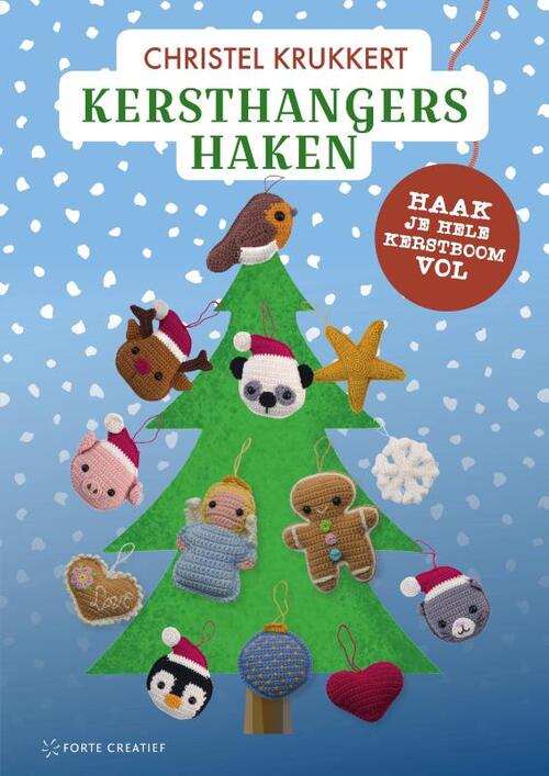 19 gratis kerst haakpatronen in het Nederlands 🎄 2 Gratis haakpatroon voor een schattig roodborstje in de kerstboom uit het boek Kersthangers haken
