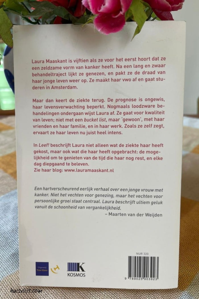 Leef! van Laura Maaskant - als je 15 bent en kanker krijgt 2 laura maaskant boek