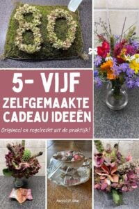 zelfgemaakte cadeau ideeën